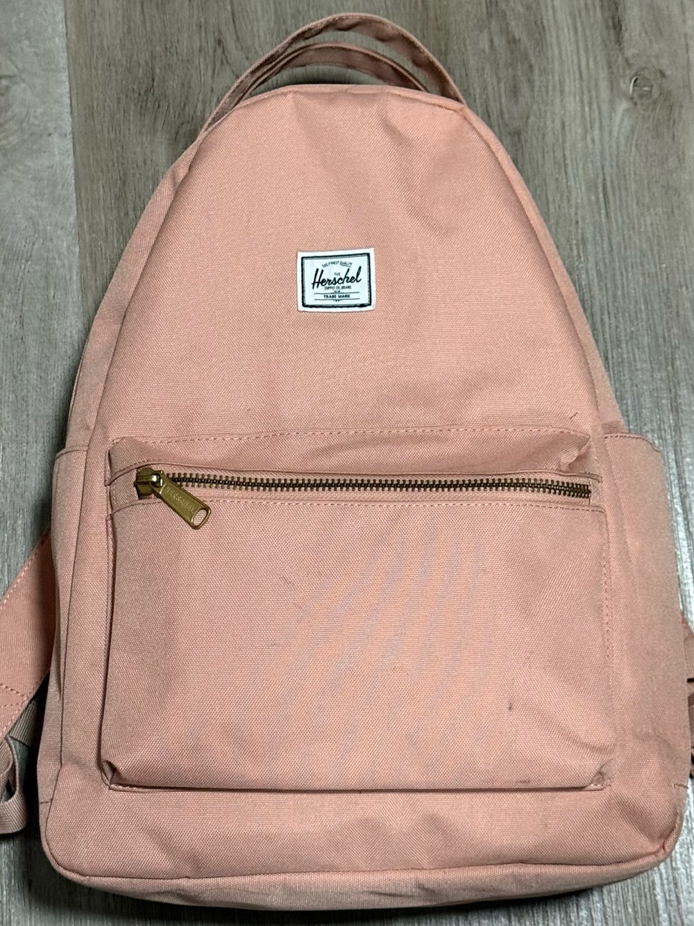 Herschel Supply Backpack Bag School Gym Ash Rose Pink Stripe Interior